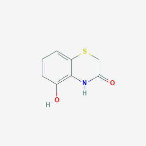 molecular formula C8H7NO2S B15222707 5-Hydroxy-2H-benzo[b][1,4]thiazin-3(4H)-one 