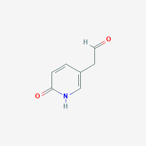 2-(6-Oxo-1,6-dihydropyridin-3-yl)acetaldehyde