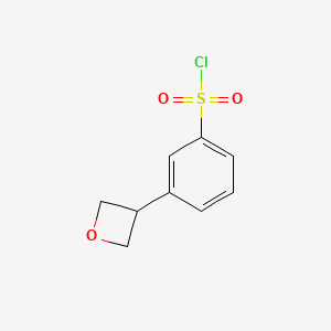 3-(Oxetan-3-yl)benzene-1-sulfonyl chloride