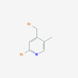 2-Bromo-4-(bromomethyl)-5-methylpyridine