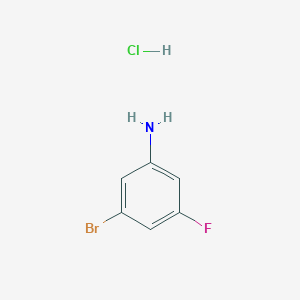 molecular formula C6H6BrClFN B1522295 3-溴-5-氟苯胺盐酸盐 CAS No. 134168-98-2