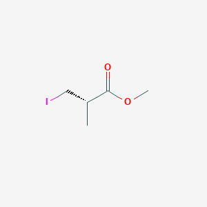 molecular formula C5H9IO2 B15222962 Methyl (S)-3-iodo-2-methylpropanoate 