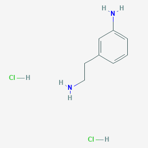 molecular formula C8H14Cl2N2 B1522297 3-(2-氨基乙基)苯胺二盐酸盐 CAS No. 879666-37-2