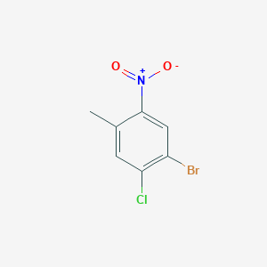 molecular formula C7H5BrClNO2 B1522301 1-Brom-2-chlor-4-methyl-5-nitrobenzol CAS No. 1126367-34-7