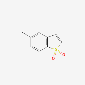 molecular formula C9H8O2S B15223043 5-Methylbenzo[b]thiophene 1,1-dioxide CAS No. 19156-71-9