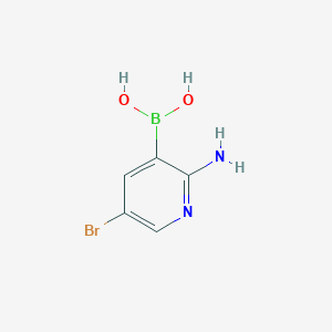 (2-Amino-5-bromopyridin-3-yl)boronic acid