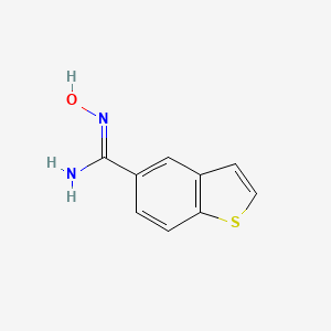 N-Hydroxybenzo[b]thiophene-5-carboximidamide