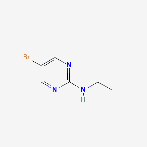 molecular formula C6H8BrN3 B1522306 5-Bromo-N-ethylpyrimidin-2-amine CAS No. 4214-67-9
