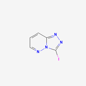 molecular formula C5H3IN4 B15223082 3-Iodo-[1,2,4]triazolo[4,3-b]pyridazine 