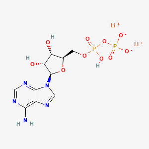 molecular formula C10H13Li2N5O10P2 B15223107 ADenosine-5'-diphosphate dilithium salt 