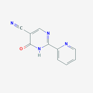 6-Oxo-2-(pyridin-2-yl)-1,6-dihydropyrimidine-5-carbonitrile