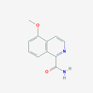 molecular formula C11H10N2O2 B15223148 5-Methoxyisoquinoline-1-carboxamide 