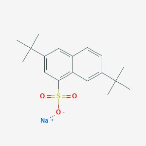 molecular formula C18H23NaO3S B15223163 Sodium 3,7-di-tert-butylnaphthalene-1-sulfonate 