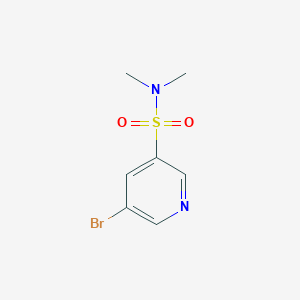 molecular formula C7H9BrN2O2S B1522319 5-溴-N,N-二甲基吡啶-3-磺酰胺 CAS No. 896160-99-9