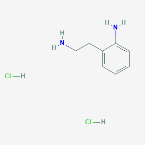 molecular formula C8H14Cl2N2 B1522320 2-(2-Aminoethyl)aniline dihydrochloride CAS No. 1159823-45-6