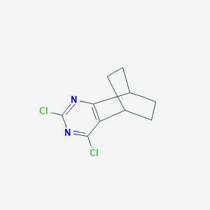 molecular formula C10H10Cl2N2 B15223241 2,4-Dichloro-5,6,7,8-tetrahydro-5,8-ethanoquinazoline 