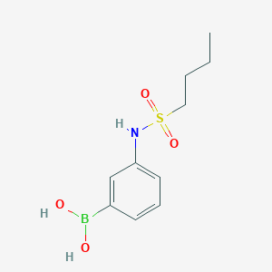 molecular formula C10H16BNO4S B1522328 3-(Butylsulfonamido)phenylboronic acid CAS No. 1072945-65-3