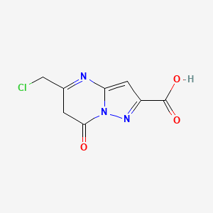 5-(Chloromethyl)-7-oxo-6,7-dihydropyrazolo[1,5-a]pyrimidine-2-carboxylic acid