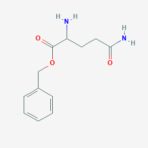 molecular formula C12H16N2O3 B15223355 Benzyl glutaminate 