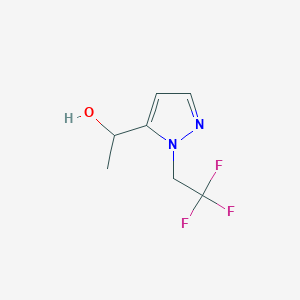 1-(1-(2,2,2-Trifluoroethyl)-1H-pyrazol-5-yl)ethan-1-ol