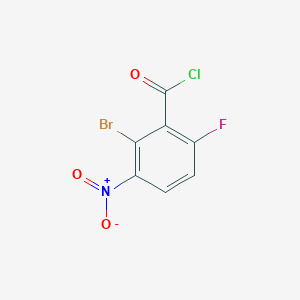 2-Bromo-6-fluoro-3-nitrobenzoyl chloride