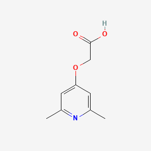 molecular formula C9H11NO3 B15223468 2-((2,6-Dimethylpyridin-4-yl)oxy)acetic acid 