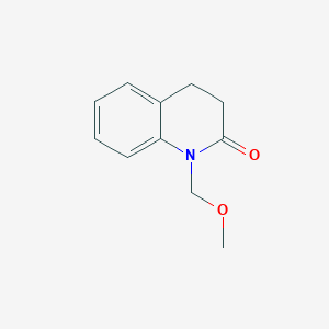 molecular formula C11H13NO2 B15223482 1-(methoxymethyl)-3,4-dihydroquinolin-2(1H)-one 