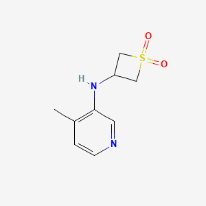 3-((4-Methylpyridin-3-yl)amino)thietane 1,1-dioxide