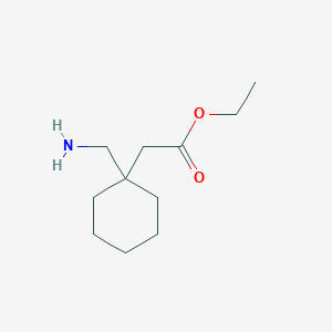 molecular formula C11H21NO2 B152235 Ethyl 2-(1-(aminomethyl)cyclohexyl)acetate CAS No. 138799-97-0