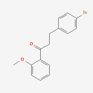 3-(4-Bromophenyl)-1-(2-methoxyphenyl)propan-1-one