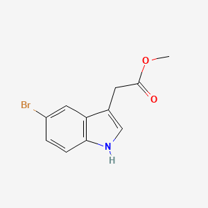molecular formula C11H10BrNO2 B1522361 methyl 2-(5-bromo-1H-indol-3-yl)acetate CAS No. 117235-22-0