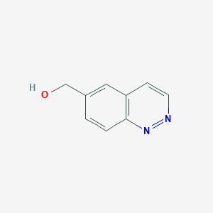 molecular formula C9H8N2O B15223638 Cinnolin-6-ylmethanol 