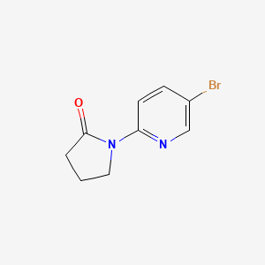 molecular formula C9H9BrN2O B1522364 1-(5-Bromopyridin-2-yl)pyrrolidin-2-one CAS No. 928775-04-6