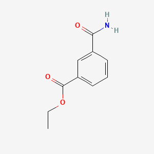 molecular formula C10H11NO3 B15223656 Benzoic acid, 3-(aminocarbonyl)-, ethyl ester CAS No. 78950-33-1