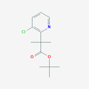 Tert-butyl 2-(3-chloropyridin-2-yl)-2-methylpropanoate