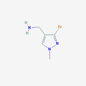 (3-Bromo-1-methyl-1H-pyrazol-4-yl)methanamine