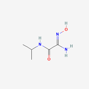 molecular formula C5H11N3O2 B15223717 (Z)-2-Amino-2-(hydroxyimino)-N-isopropylacetamide 