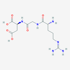 (S)-2-(2-((R)-2-Amino-5-guanidinopentanamido)acetamido)succinic acid