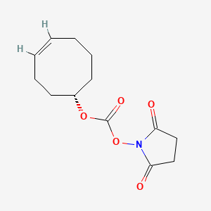 molecular formula C13H17NO5 B15223725 (S)-Cyclooct-4-en-1-yl (2,5-dioxopyrrolidin-1-yl) carbonate 