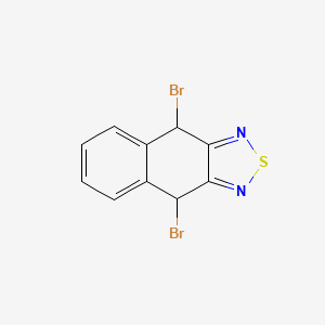 molecular formula C10H6Br2N2S B15223762 4,9-Dibromo-4,9-dihydronaphtho[2,3-c][1,2,5]thiadiazole 