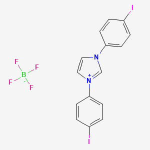 1,3-Bis(4-iodophenyl)-1H-imidazol-3-ium tetrafluoroborate