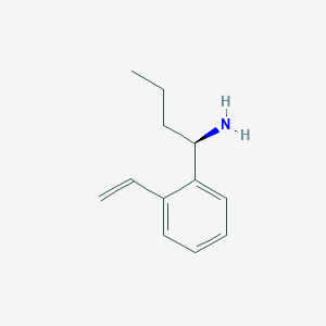 molecular formula C12H17N B15223856 (R)-1-(2-Vinylphenyl)butan-1-amine 