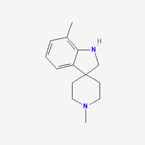 1',7-Dimethylspiro[indoline-3,4'-piperidine]