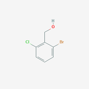 molecular formula C7H6BrClO B1522390 (2-溴-6-氯苯基)甲醇 CAS No. 1242822-57-6