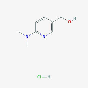 molecular formula C8H13ClN2O B1522394 [6-(二甲基氨基)-3-吡啶基]甲醇盐酸盐 CAS No. 1269054-79-6