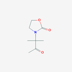 molecular formula C8H13NO3 B15224064 (N-Acetyl)-(4S)-isopropyl-2-oxazolidinone 