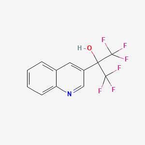 1,1,1,3,3,3-Hexafluoro-2-(quinolin-3-yl)propan-2-ol