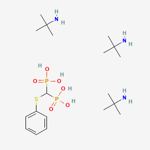 [(Phenylthio]methylene]bis[phosphonate] 2-Methyl-2-propanamine