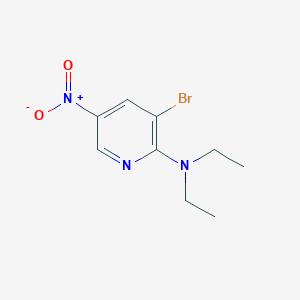 3-Bromo-N,N-diethyl-5-nitropyridin-2-amine