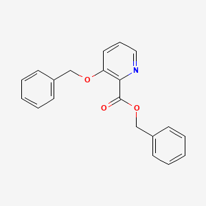 molecular formula C20H17NO3 B15224125 Benzyl 3-(benzyloxy)picolinate 